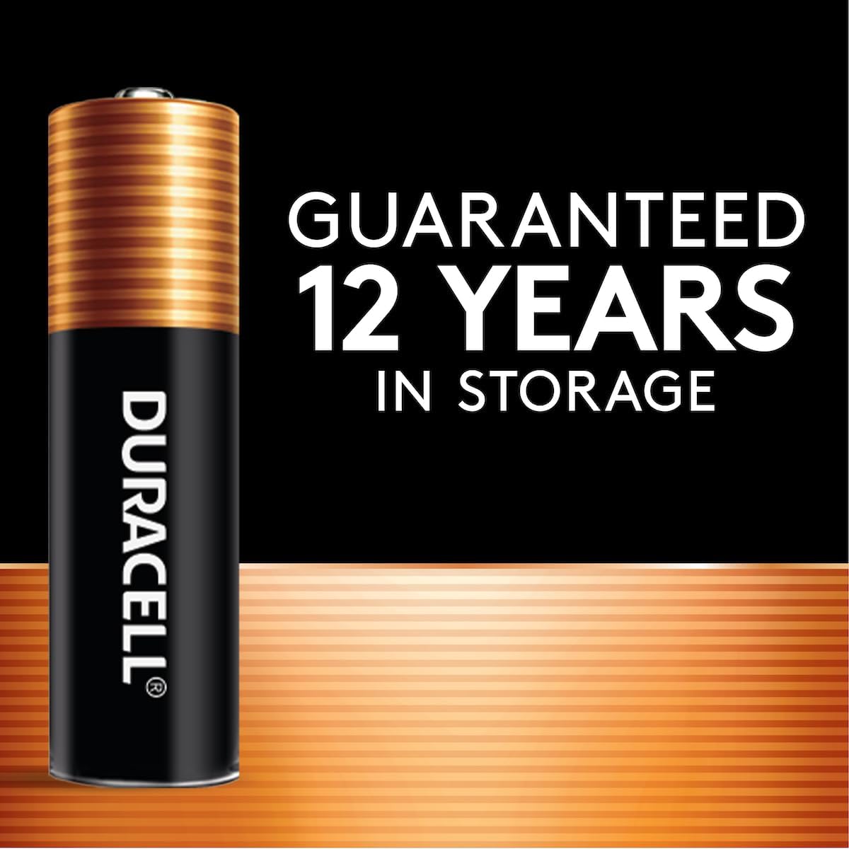 Duracell Coppertop AA Batteries, 28 Count, 12-Year Shelf Life, Storage Tray - Image 6