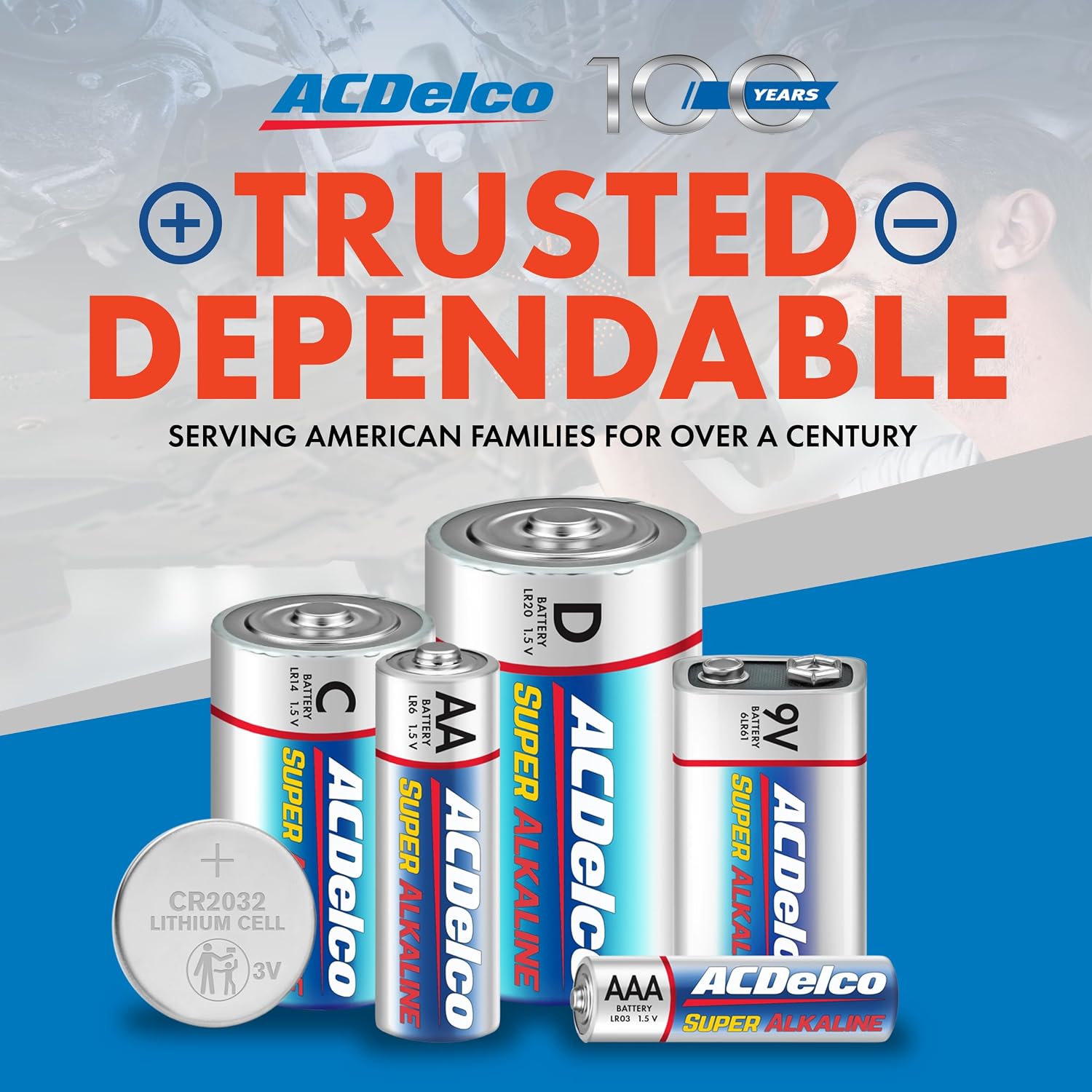 ACDelco 24-Count Double AA Batteries, Maximum Power Super Alkaline Battery for Home and Office, 10-Year Shelf Life, Reclosable Packaging - Image 6